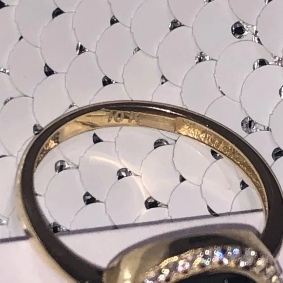 10k Solid REAL gold custom designer ring FREE APPRAISAL best gift Bestseller WOW - Picture 5 of 10